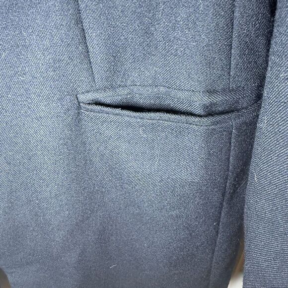 Nordstrom Classiques SZ L 100% Wool Vintage Women's Blazer Career Minimalist - Picture 5 of 13